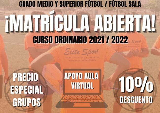 Matrícula abierta curso 2021 2022