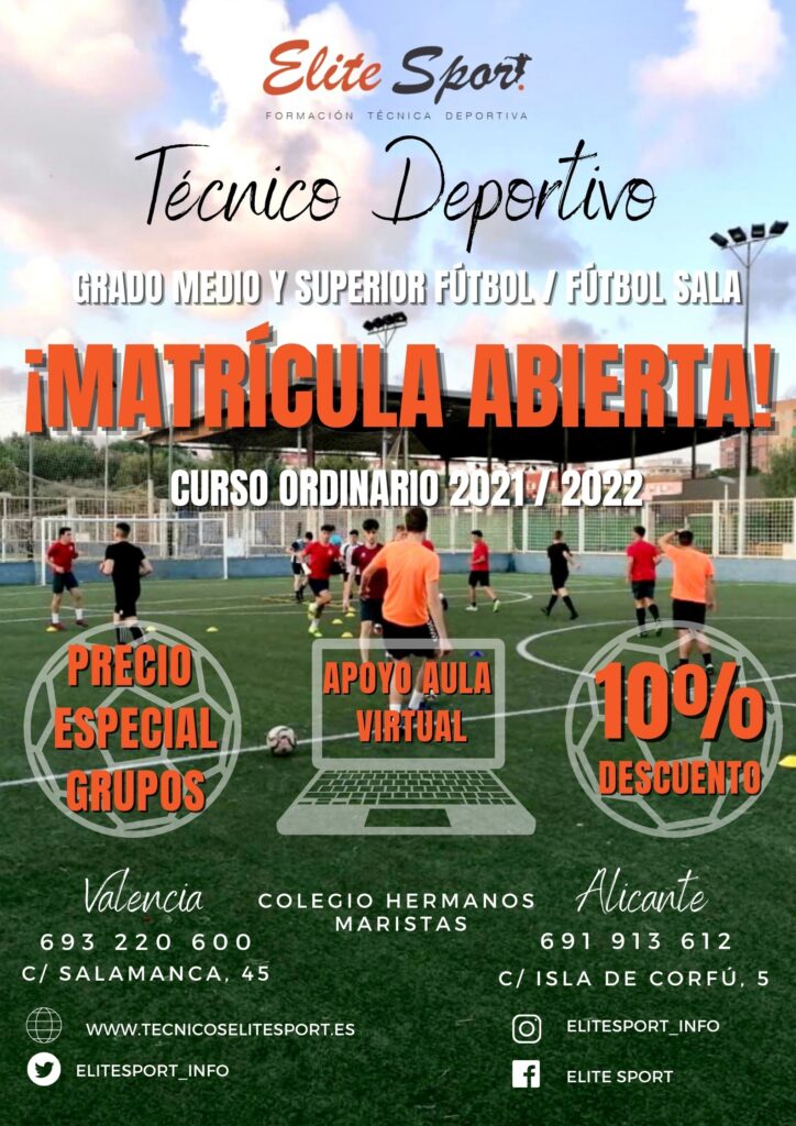 Curso 2021-2022 Técnico Deportivo