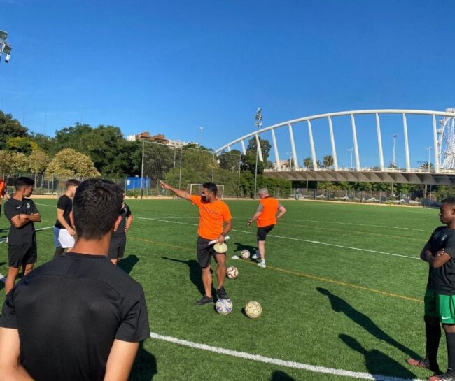 El éxito del entrador de formación