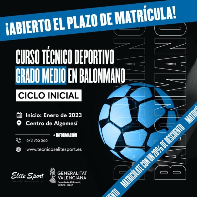 Técnico deportivo en balonmano